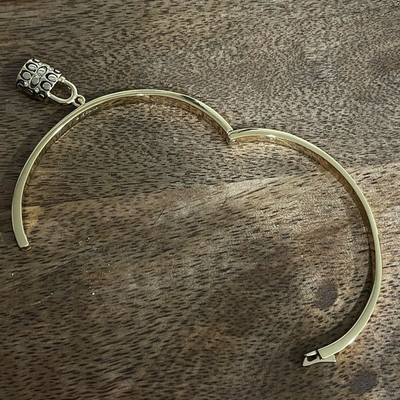 COACH - Quilted Padlock Bangle - Picture 3 of 6